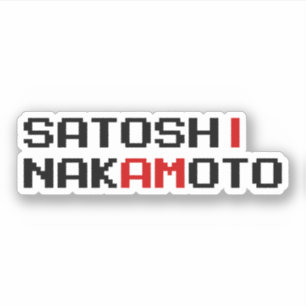ADESIVO SOU SATOSHI NAKAMOTO