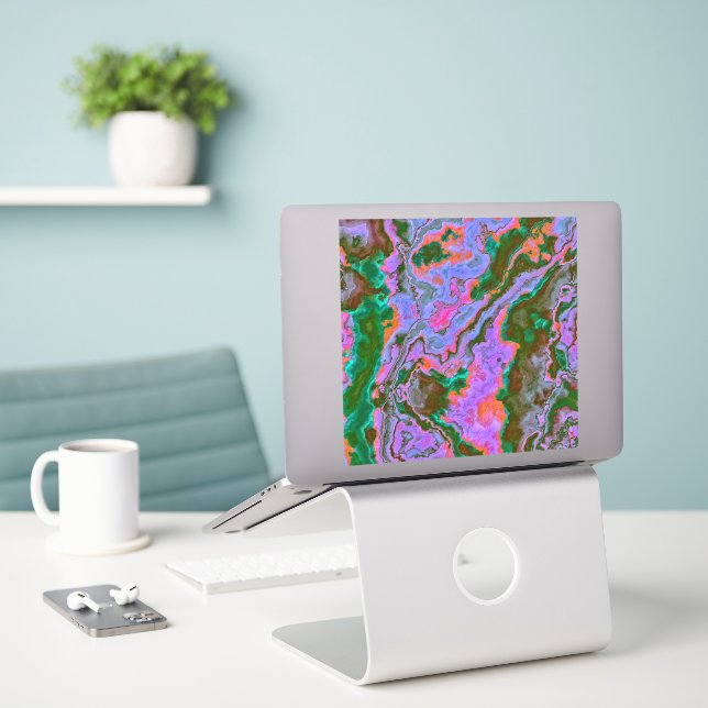 Adesivo Sour Marble Sticker (Laptop na mesa)