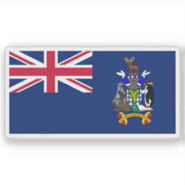 Adesivo South Georgia and the South Sandwich Islands flag