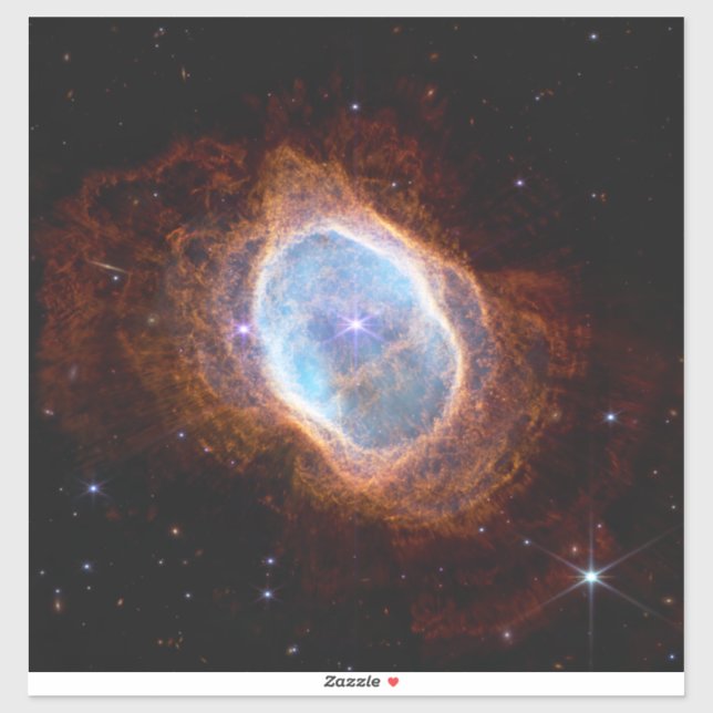 Adesivo Southern Ring Nebula Space James Webb Telescópio (Folha)
