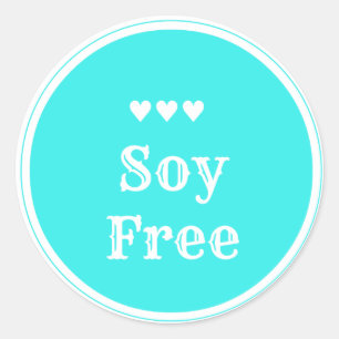 Adesivo Soy Free