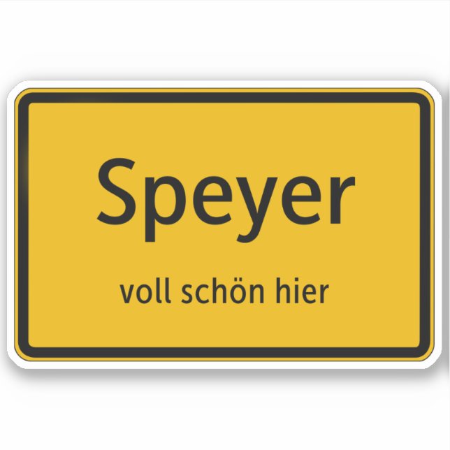 Adesivo Speyer Aufkleber Sticker Autoaufkleber (Frente)