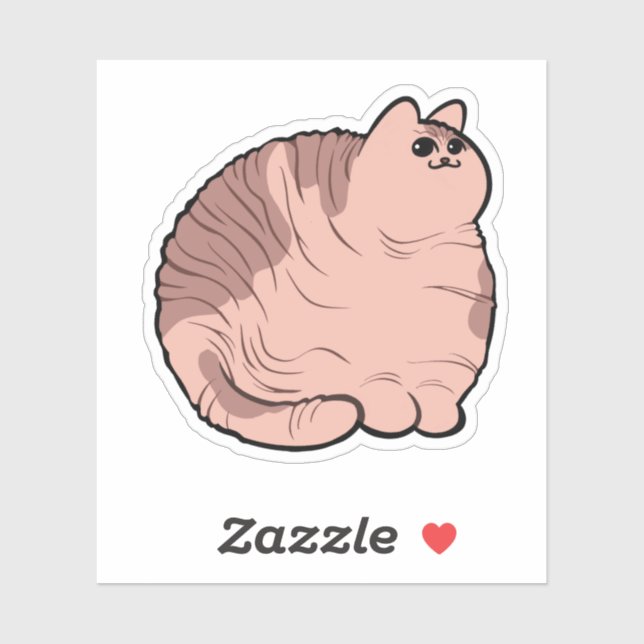 Adesivo Sphynx CHONK (Folha)