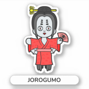 Adesivo Spider Lady Jorogumo japonesa