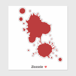 Adesivo Splatter Horro