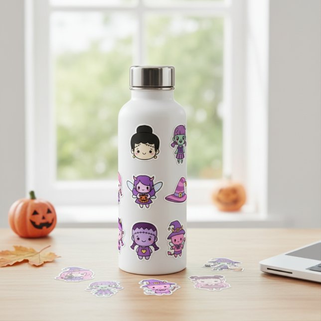 Adesivo Spooktaturar! Kawaii Halloween Chibi Sticker Colle (Spooktaturar! Kawaii Halloween Chibi Sticker Collection)