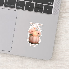 Adesivo Spooky Babe Pumpkin para Meninas