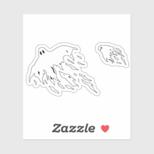 Adesivo Spooky Ghosts