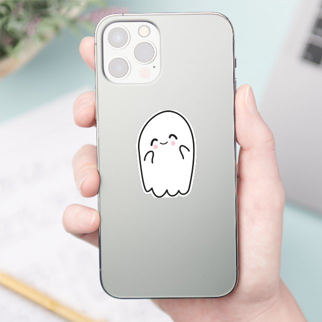 Adesivo Spooky Halloween Ghost (Telefone)