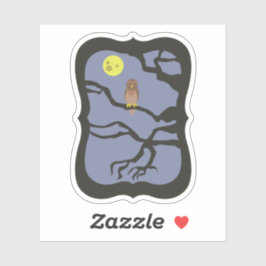 Adesivo Spooky Halloween Owl