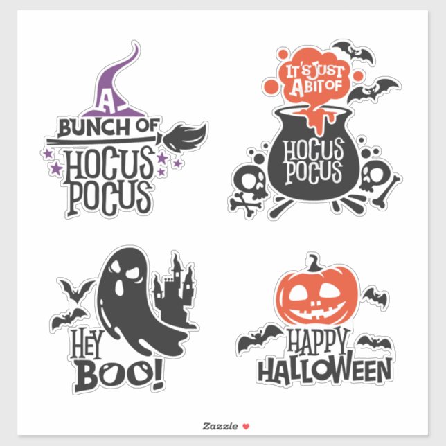 Adesivo Spooky & Sweet Phrase and Icon Collection (Folha)