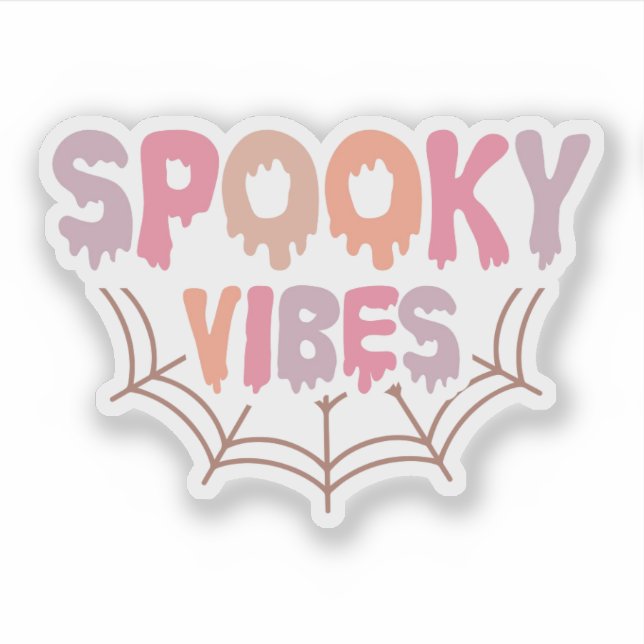 Adesivo Spooky Vibes (Frente)