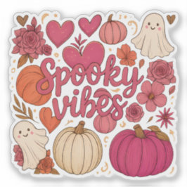 Adesivo Spooky Vibes - Halloween