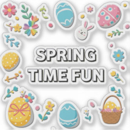 Adesivo Spring Time Easter | Pascua Primavera
