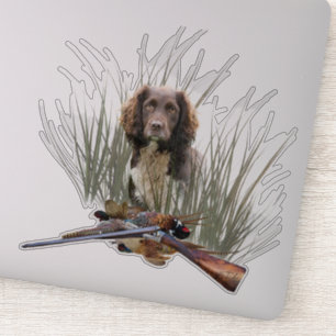 Adesivo Sprocker Spaniel, Arte de cães-Arma
