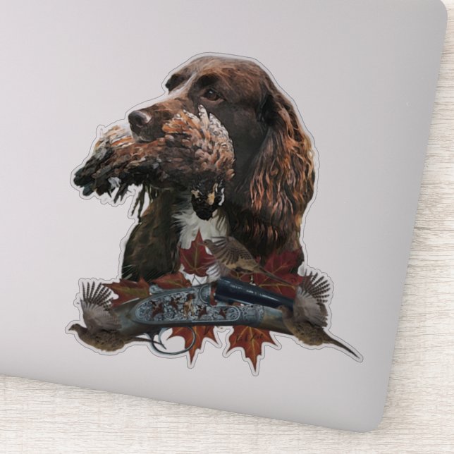 Adesivo Sprocker Spaniel , o Sticker de Artes para Cachorr (Detalhe)