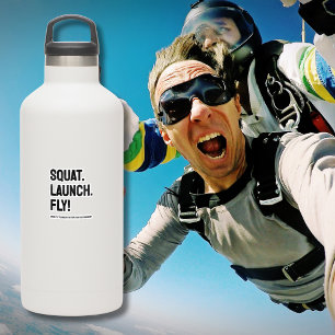 Adesivo SQUAT. LANÇAR. VOEM! Mínimo Motivacional Negrito