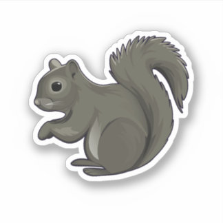 Adesivo Squirrel Squirrel Whisperer Lover Retro Graphic. P