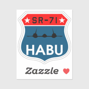 Adesivo SR-71 Blackbird "Habu" Insignia Sticker