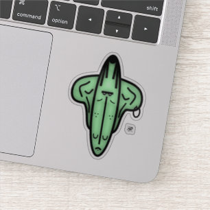 Adesivo Sr. Ears - rostos de desenho animado v1