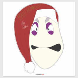 Adesivo Sr. Williams Bah Humbug natal