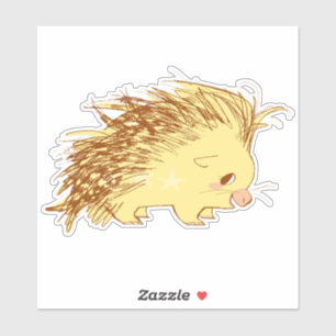 Adesivo Srta. Pricklepuff (Libertarian Porcupine)