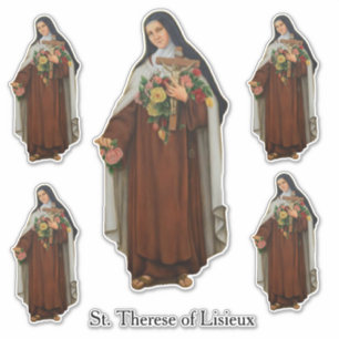 Adesivo St. religioso Therese da freira carmelita de
