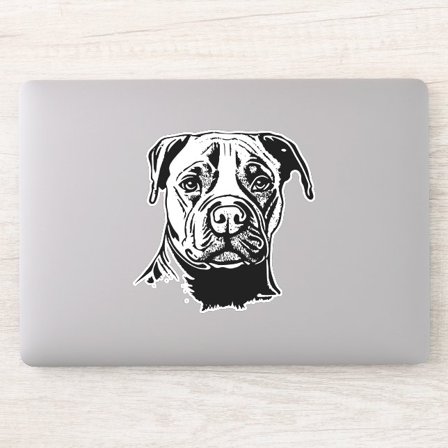 Adesivo Staffordshire Bull Terrier Sticker (Computador)