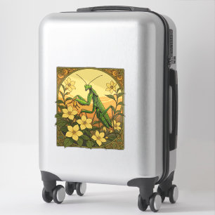 Adesivo Stagmomantis E Flores De Jasmine Amarelo