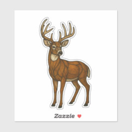 Adesivo Stained Glass Buck