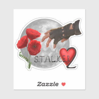 Adesivo Stalker 2 Sticker com Lua Prateada