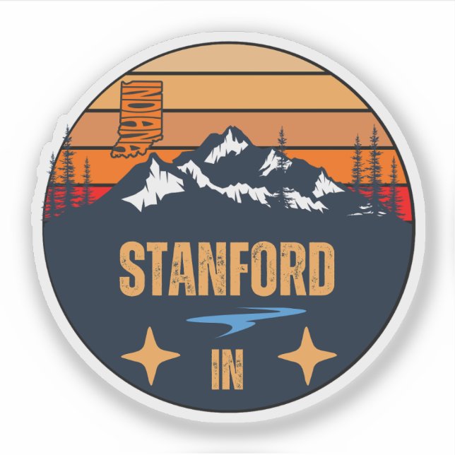 Adesivo Stanford, Indiana  (Frente)