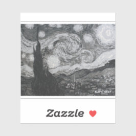 Adesivo Starry Night I Vincent Van Gogh