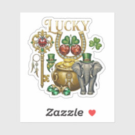 Adesivo Start your day with lucky vibes