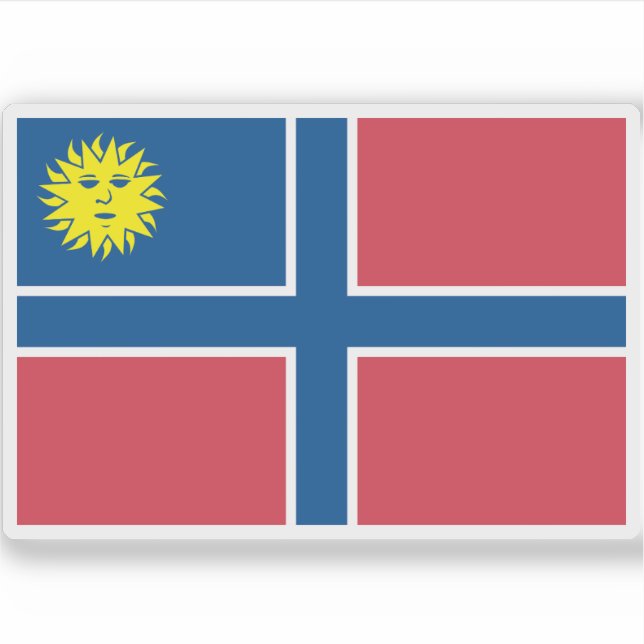 Adesivo State of Muskogee (Florida, 1799-1803), EUA (Frente)