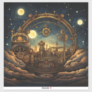 Adesivo Steampunk Celestial Vinyl Sticker