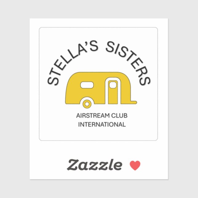 Adesivo Stella's Sisters Extra Small Square Vinyl Sticker (Folha)