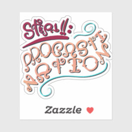 Adesivo Step 1: Procastination