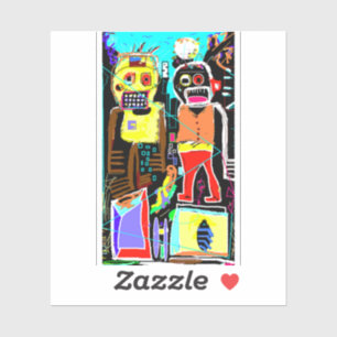 Adesivo Step Brothers Sticker - Bold Abstrato