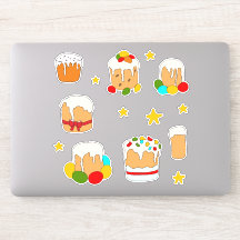 Stic de desenhos animados de flores de Felz pascoa