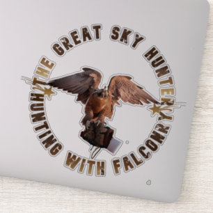 Adesivo Sticker caçador de aves