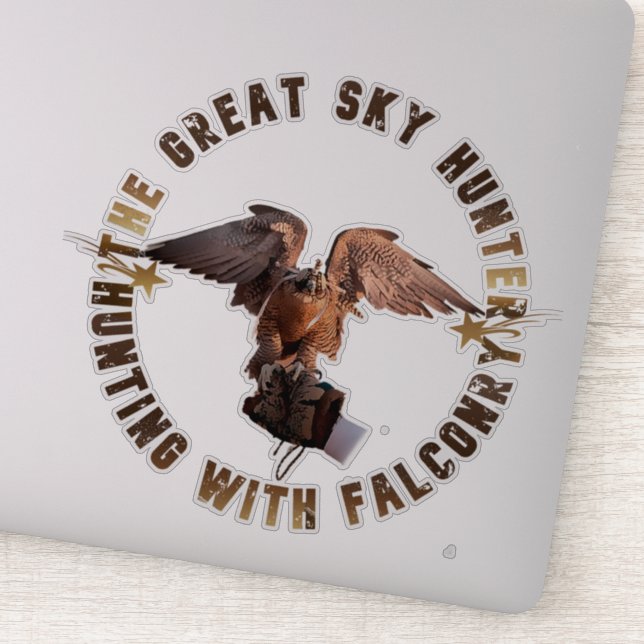 Adesivo Sticker caçador de aves (Detalhe)