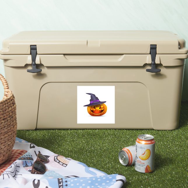Adesivo Sticker Citrouille Halloween  (Refrigerador)