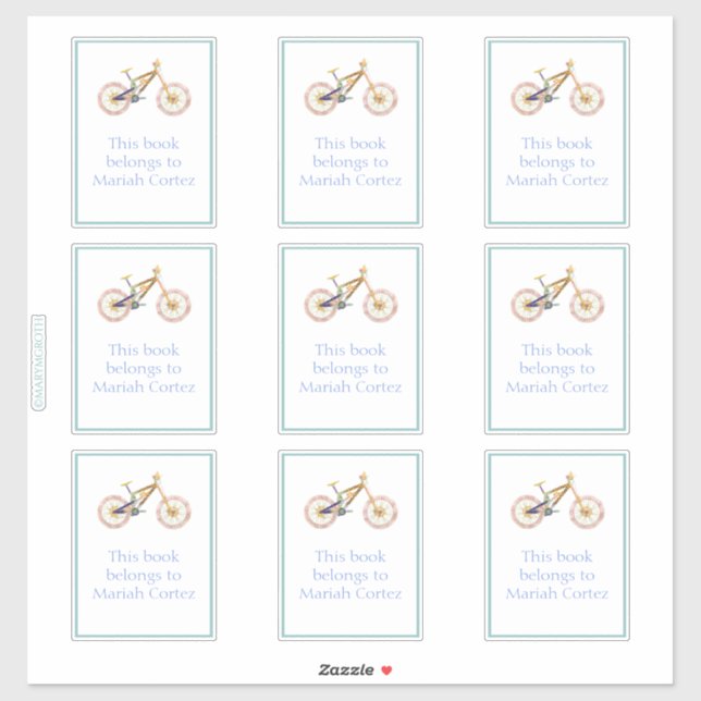 Adesivo Sticker de Livreiros de Bike Mariah Mountain (Folha)