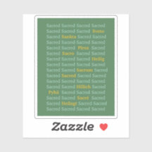 Sticker de Palavras Sagradas