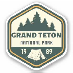 Adesivo Sticker do Grand Teton National Park