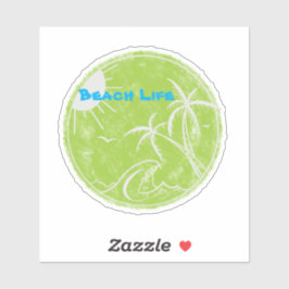 Adesivo Sticker do Vinyl Cut Beach Life
