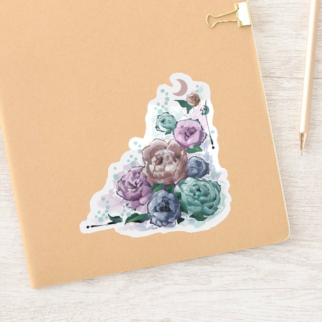 Adesivo Sticker✩Doodles™ | Peony (Notebook)
