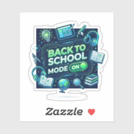 Adesivo Sticker Modo Volta às Aulas ATIVADO