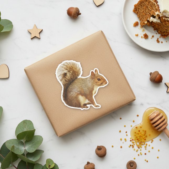 Adesivo Sticker Quadrado (Squirrel Sticker)